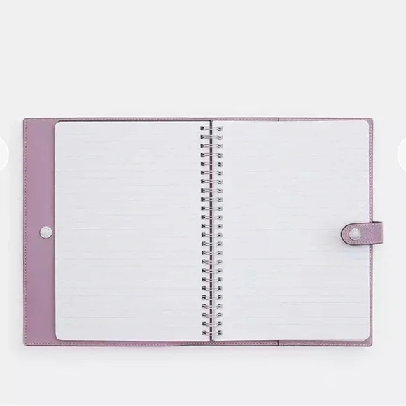 Candy Print Notebook Cover with Purple Strap - Picture 2 of 3